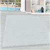 Teppium Tappeto a pelo lungo per soggiorno monocolore, camera da letto, sala da pranzo, morbido e soffice, facile manutenzione Misurare: 160 x 230 cm Colore: Bianco