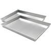COSE DA CASA Set 2 Teglie per forno Rettangolare Pizza Lasagna Arrosti pasticceria 45x35x3 cm in Alluminio Puro 99,5% Professionale Made in Italy Alta Conducibilità Termica Ideale in Cucina Casalinga Ristorazione