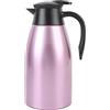 TOPINCN Caraffa Termica per caffè da 2 Litri, Caraffa Termica in Acciaio Inossidabile, per Acqua Calda, Latte, tè, caffè, con Design a Doppia Parete, Mantiene Caldo 24 ore.