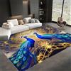 Generico Tappeti di Zona Lavabile 60x120 cm Pavone Albero Della Vita Tappeti per soggiorno Tappeti Pelo Corto antiscivolo antimacchia Tappeto per da letto sala da pranzo