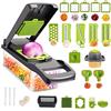FUYTERY Tagliaverdure Cipolla Tritatutto 25 in 1 Affettatrice Multifunzionale Gadget da Cucina