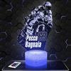 Lampephoto.fr - Lampada 3D GP Moto P. Bagnaia, Luce Notturna Tattile GP Moto P. Bagnaia, Illusione 3D Led, Idea Regalo di Natale per Ragazzi e Ragazze Lampada da Notte per Bambini o Adulti TOP