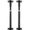Cloudpower 2 aste telescopiche di supporto, sistema di supporto regolabile, asta di supporto regolabile per armadietti, 30-50 cm/50-80 cm, staffa di sollevamento per lavello, armadietto, divano (35-50 cm, nero)