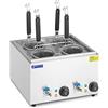 Royal Catering RC-0042 Cuocipasta con 4 cestelli - 30-110°C Cucina tagliatelle elettrica (acciaio inox, 3.000 W, dimensioni cestello Ø 12,5 x 11 cm)