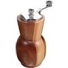 DEARMAMY Pepe Manuale Portatile in Legno e Acciaio Inossidabile con Design Classico per Barbecue e Cucina, Facile da Usare Spezie