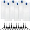FortunateSweet Spazzole Laterali Filtri, Robot Aspirapolvere Accessori, Per Robot Aspirapolvere, RR90 RR9065 RR9067 Per X-Plorer Serie 130 AI(B)