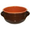 Colì Tegame Ciotola Alta in Terracotta Linea Bruna Diametro 17cm per sughi zuppe minestroni