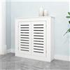 WTJDCCY Copri Termosifone Moderno, Copri Termosifoni con Sportello, Impermeabile, Moderno Mobiletto da Bagno, Mensola Termosifoneper Soggiorno e Camera da Letto(60x60x20cm/24x24x8in)