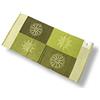 SpazioTessile Tappeto Stuoia Cucina Multiuso 100% Cotone Indiano Ricamo 6 Misure Colori Assortiti CH (Verde, 55x180)