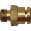 Getdoublerich Connettore per macchina da caffè, interfaccia bidirezionale a tre vie in alluminio e rame, adattatore per valvola a solenoide per tubo dell'acqua della caldaia, accessori per espresso (rame I)
