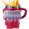 Generico Per Caffè A Forma Di Motore V8 | Vintage,Coppa da Bere | Per Uomini Adulti Appassionati Di Auto E Amanti Della Meccanica Per Bere Caffè E Tè In Viaggio Ufficio Lavoro Casa E Per Relax