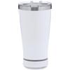 Generico Bicchiere termico con altoparlante cassa Bluetooth capacità 440 ml (bianco)