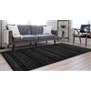 CASAbella Tappeto in bambù, Antiscivolo, Igienico, Lavabile, 50x75, 50x110, 50x180, 50x240, Verde, Marrone, Acquamarina, Arancio, Nero. Mod. MARACAS (Nero, cm 140x200)