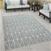 Paco Home Per interni ed esterni, per terrazza e balcone, anti-intemperie, scandinavo, Dimensione:120x170 cm, Colore:Grigio