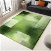WHUOEUCO Tappeto Salotto 160x230cm Blocco Verde Oliva Morbido Tappeto Scendiletto Camera da Letto Tappeti Lavabili per Soggiorno Cameretta Bambino Ufficio