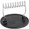 VICTORIA Smash Burger Press, Pressa per Hamburger in Ghisa Smaltata 16,5 cm per Carne da Barbecue, Manico Resistente al Calore, Senza PTFE e PFOA