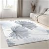 Generico Minimalismo Tappeto 140 x 200 cm con fondo antiscivolo, morbido pelo corto Tappeto Esterno Fiori Di Fiamma Astratti Foglie per camera da letto sala da pranzo soggiorno Cameretta