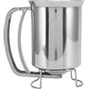 Buachois Separatore di Pastella,Dispenser per Pancake,Imbuto per Pastella in Acciaio Inossidabile,Dispenser per Pastella,Imbuto per Pastella Domestica per Cupcakes, Pancakes