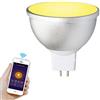 BENEXMART Gu5.3 Lampadina LED MR16 12V WiFi Alexa Google Home Assistant IFTTT Tuya Smart Life APP Telecomando RGB LED Luce Dimmer Lampada (1 Pacco)