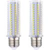 IOEDHW Confezione da 2/10 Lampadine LED a Mais E27, 24W LED 2400lm Bianco Caldo 3000K Lampadine per Lampadari LED, Protezione Occhi LED a Risparmio Energetico per Illuminazione Domestica