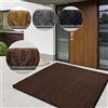 casa pura Tappetino in cocco di alta qualità tappeto in fibra naturale ottimo zerbino per interni ed esterni tappetino d'ingresso resistente e assorbente molte dimensioni spessore (Marrone 23 mm, 100 x 250 cm)