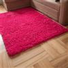 Carpeto Rugs Tappeto Salotto Moderno Peloso - Tappeto Camera da Letto Morbido - Tappeti Moderni Soggiorno Pelo Lunga - Tappeto Cameretta Grande - Rosa - 140 x 200 cm