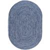 ABC SOLID BLUE Misura 200x140 OVAL (Galleriafarah1970)