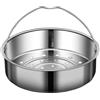 SPORTARC Cestello per cottura a vapore in acciaio inossidabile, griglia multifunzione per cottura a vapore, cestino divisorio per verdure a vapore, utensile da cucina (20 cm)