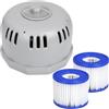 Generic Set di portafiltri di ricambio per Coleman, compatibile con vasche idromassaggio P6653 e P05343, include 2 cartucce filtro tipo VI per Lay-Z-Spa