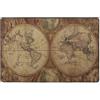 Mexpekil Tappeto con mappa del mondo di viaggio, per soggiorno, camera da letto, antiscivolo, 120 x 182 cm, lavabile, grande, morbido, per cucina, sala da pranzo, ufficio, decorazione