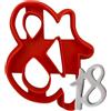 Tagliabiscotti.it - 18 Diciotto - Compleanno diciottesimo - Cookies Cutter Formina Stampo per creare biscotti e decorazioni in pasta di zucchero per torte classiche o in cake design - 8x6,5 x 1,2cm