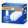 Generico Polifosfati Anticalcare Universali per Dosatore Caldaia | Ricarica di Ricambio per Protezione Elettrodomestici e Impianti | Made in Italy | Set Scorta 18 Pezzi