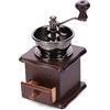 Alipis Macinacaffè Manuale in Legno di Pino Macine in Ceramica Macinazione Regolabile per Chicchi di Caffè Macchina da Caffè Manuale Portatile per Uso Domestico