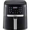 La Moustache - Friggitrice Senza Olio 7L ad Aria Calda 1800W con E-Book di Ricette, Air Fryer con 12 Programmi, Controllo Digitale 80-200 °C, Timer, Griglie Antiaderenti (Pro Smart)