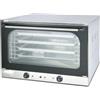Ristoattrezzature Forno elettrico 4 teglie 60x40 cm convezione a vapore con grill e comandi manuali 5 kW