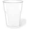 DOT Horeca Solutions 200 Bicchieri PET trasparenti monouso 400 ML tacca 0,3 alta qualità usa e getta bicchiere riciclabili per acqua bevande birra cocktail drink