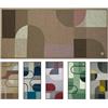 Olivo Tappeti OLIVO.shop Tappeto Cucina Antiscivolo Lavabile, Tappeto Cucina 240 cm, Tappeti Cotone Cucina, Corridoio, Multiuso Antiscivolo, Passatoia Moderna 55x240 cm (SPRINT FORME MARRONE)
