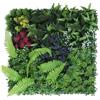 EpheyFIF Pannello quadrato di erba verde artificiale, 50 x 50 cm, in plastica, per decorazione da parete di casa, per interni ed esterni, pianta finta da parete per soggiorno, balcone, giardino, bar (1)