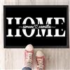 Mr. Gadgets Zerbino per Esterno/Interno Personalizzabile Con Foto 40x60 Cm Antiscivolo con Bordo in Gomma (HOME)