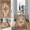 Mogetal Tappeto Passatoia Corridoio Cucina Lavabile Antiscivolo al Metro 90x400cm per Salotto Camera da Letto Ingresso Interno