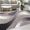 Mazovia Tappeto Moderno - Morbido Pelo Corto - Tappeto da Salotto Oeko-Tex - Tappeto per Ingresso Camera, Da Letto, Cucina, il Soggiorno - Collezione ATENA - Grigio 180 x 250 cm