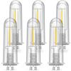 enwant Lampadine LED solari per esterni, lampadine luminose da giardino a energia solare da 3 V, impermeabili per vialetti, vialetti, bianco caldo(6 Pack)