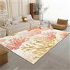 Generic Tappeto moderno morbido antiscivolo anti-caduta, tappeto pieghevole, stampa corallo vista mare, facile da pulire, 120 x 170 cm, tappeto per soggiorno, sala da pranzo, cucina, salotto, corridoio,