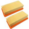 Chuancheng 2 Pezzi Filtro per Karcher 6.415-953.0 AD2 AD2 Battery AD3 AD3 Premium AD4 AD4 Premium aspirapolvere, senza telaio in gomma