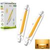 Dvnoua R7S LED 78mm Dimmerabile 10W - Equivalente a 100W Lampada Alogena, Bianca Calda 3000K 1000LM, Nessun Sfarfallio, Illuminazione Fascio 360°, 2 Pezzi