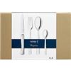 OPINEL - Set di Posate Perpétue - 4 Coltelli da Tavola, 4 Forchette, 4 Cucchiai, 4 Cucchiaini - Acciaio Inossidabile - Lavabile in Lavastoviglie - Design Moderno
