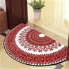 Guest Ruyunlai Tappeto Tappeti Zerbino Zerbini Tappetino Ingresso Interno Da Stuoie Per Entrata Casa Esterno Simpatico Grandi Personalizzati cerchio rosso 40x60cm