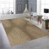Teppich-Traum Tappeto per terrazzo resistente alle intemperie con discreto motivo a foglie in Beige Marrone 200 x 290 cm