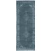 TESSO LIVING Passatoia Corridoio Kilim Vintage 80x290 cm Carboncino Lavabile Pelo Corto Antiscivolo Oeko-Tex Design Belga