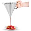 Royal Catering RCOF-2 Imbuto Dosatore Professionale Colino Dosatore in Acciaio inox (2 L, 3 punte, 19,4 cm diametro)
